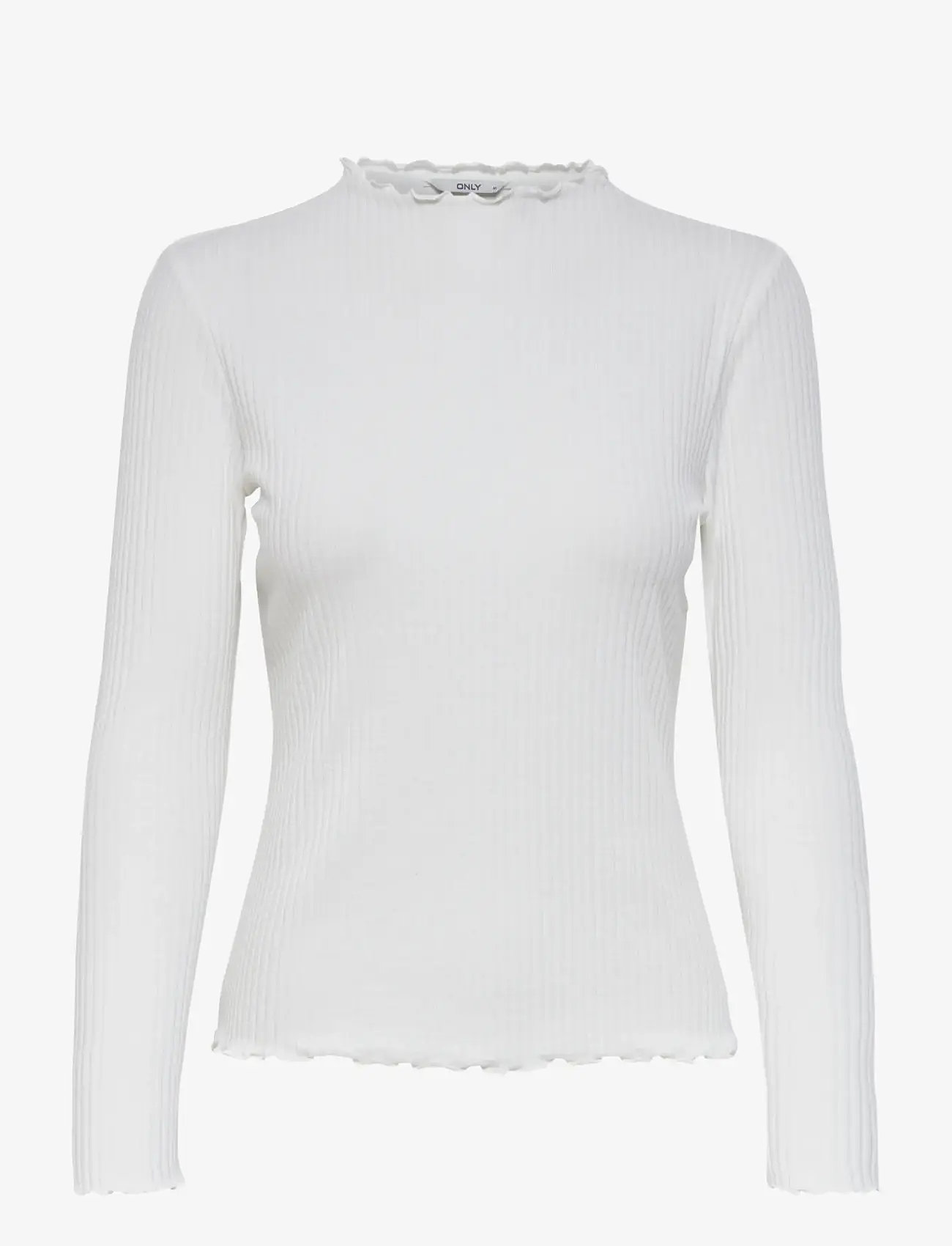 ONLY - ONLEMMA L/S HIGH NECK TOP NOOS JRS - topi ar garām piedurknēm - egret - 1