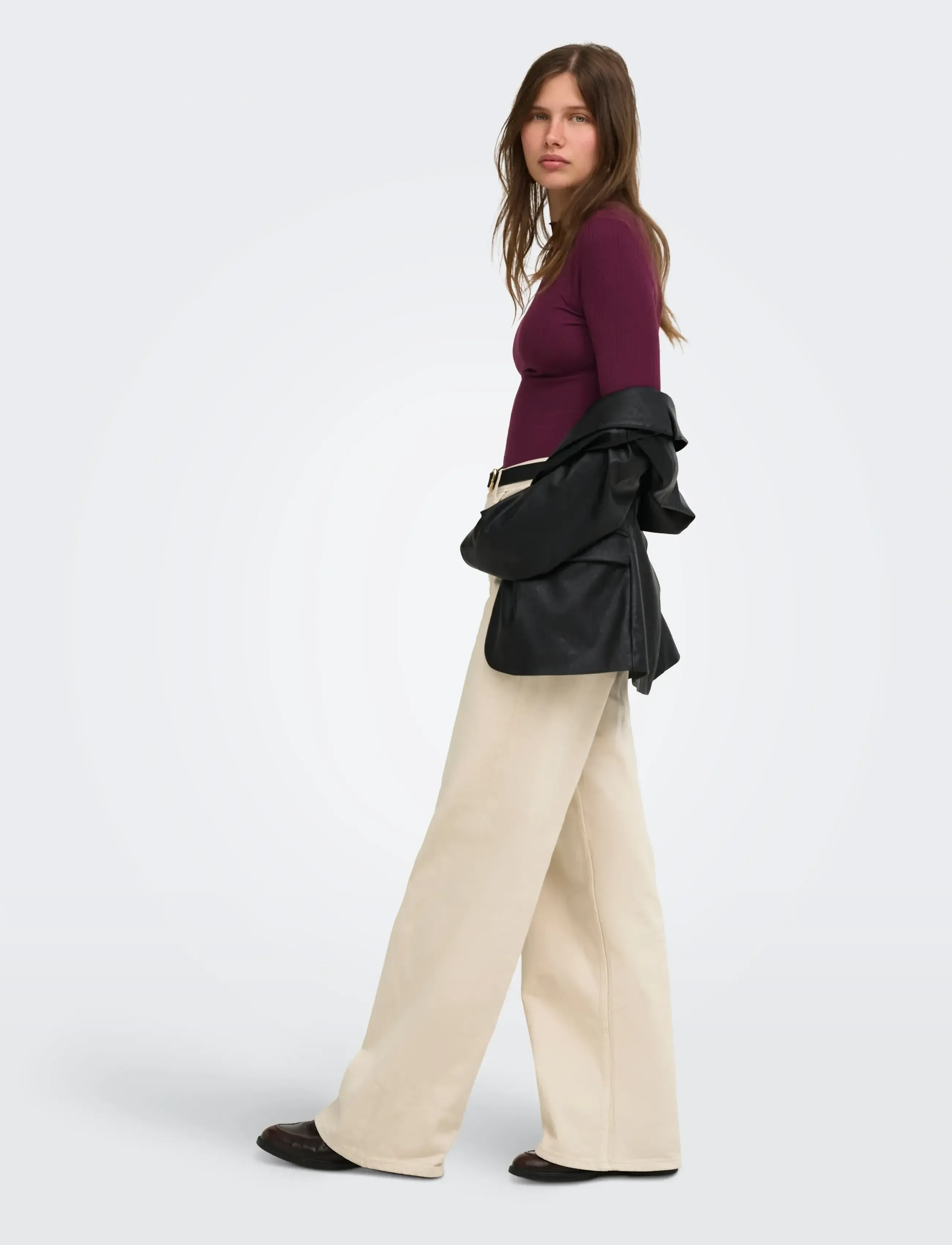 ONLY - ONLEMMA L/S HIGH NECK TOP NOOS JRS - pikkade varrukatega topid - fig - 4