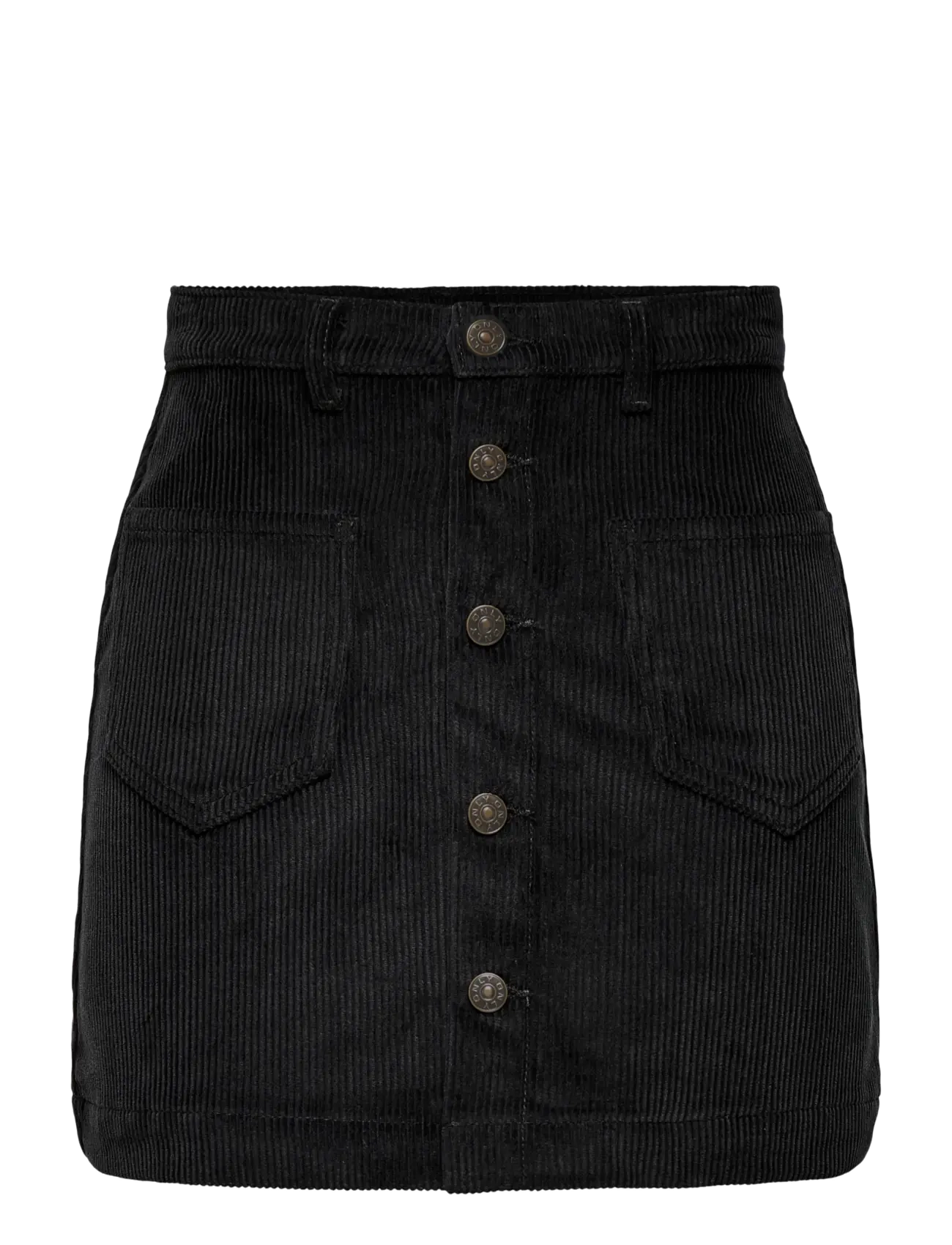 ONLY ONLAMAZING GLOBAL HW CORD SKIRT PNT NOOS - Skirts - BLACK / black