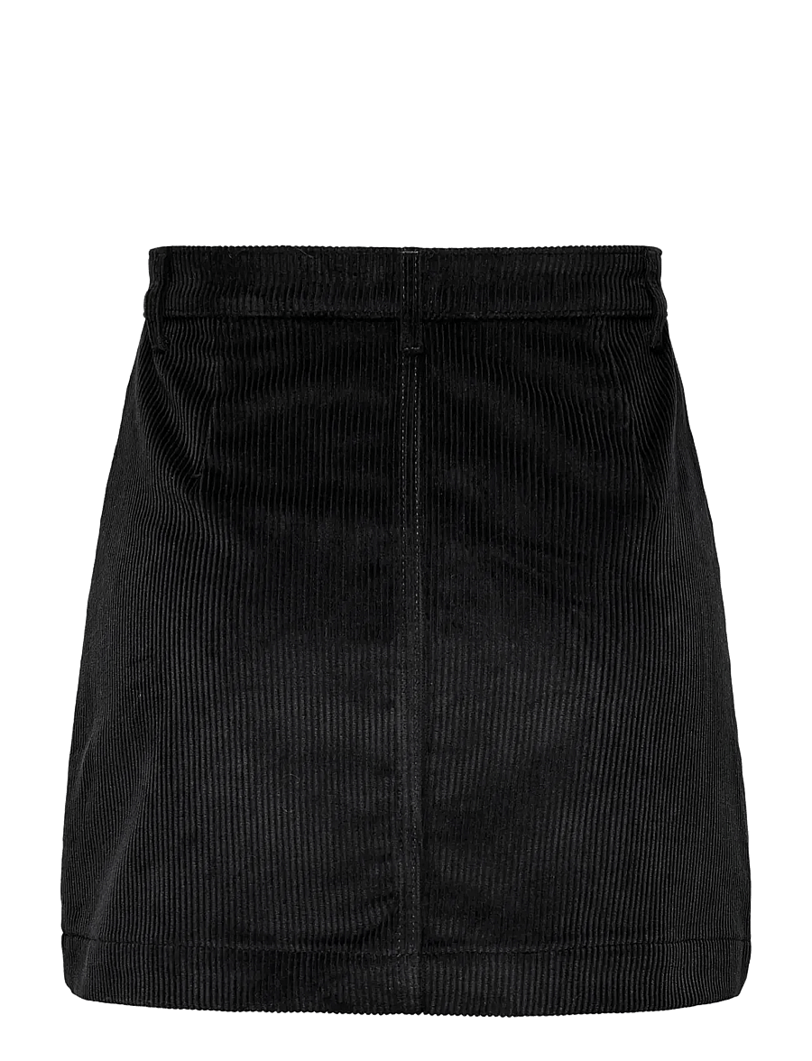 ONLY - ONLAMAZING GLOBAL HW CORD SKIRT PNT NOOS - miniseelikud - black - 2