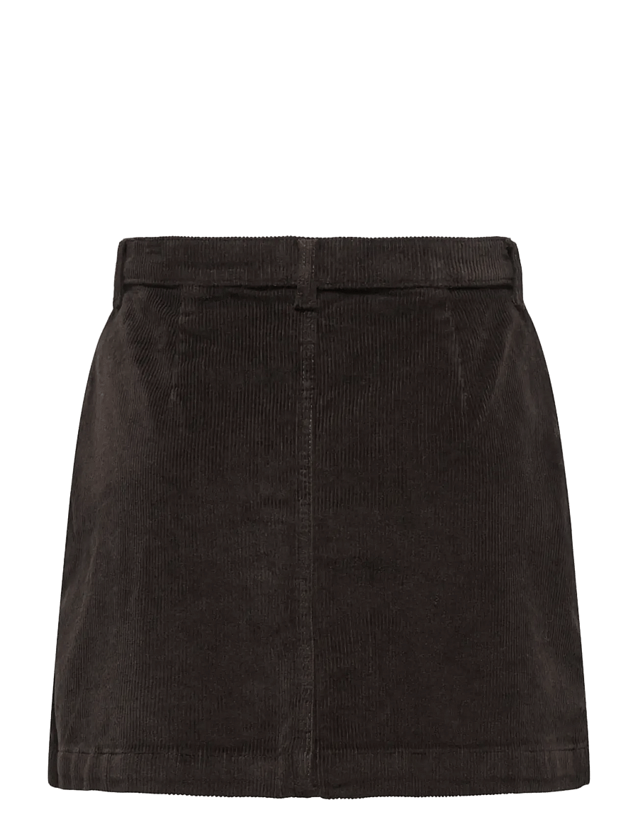 ONLY - ONLAMAZING GLOBAL HW CORD SKIRT PNT NOOS - korta kjolar - black coffee - 2