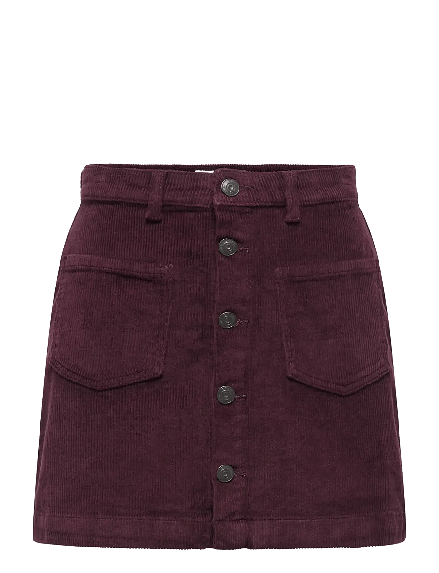 ONLY - ONLAMAZING GLOBAL HW CORD SKIRT PNT NOOS - korte nederdele - fudge - 1