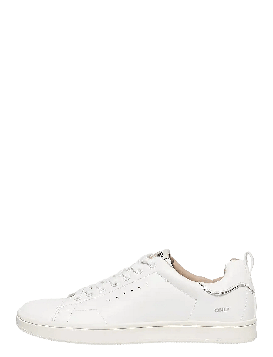 ONLY - ONLSHILO PU SNEAKER NOOS - konfirmation - white - 0