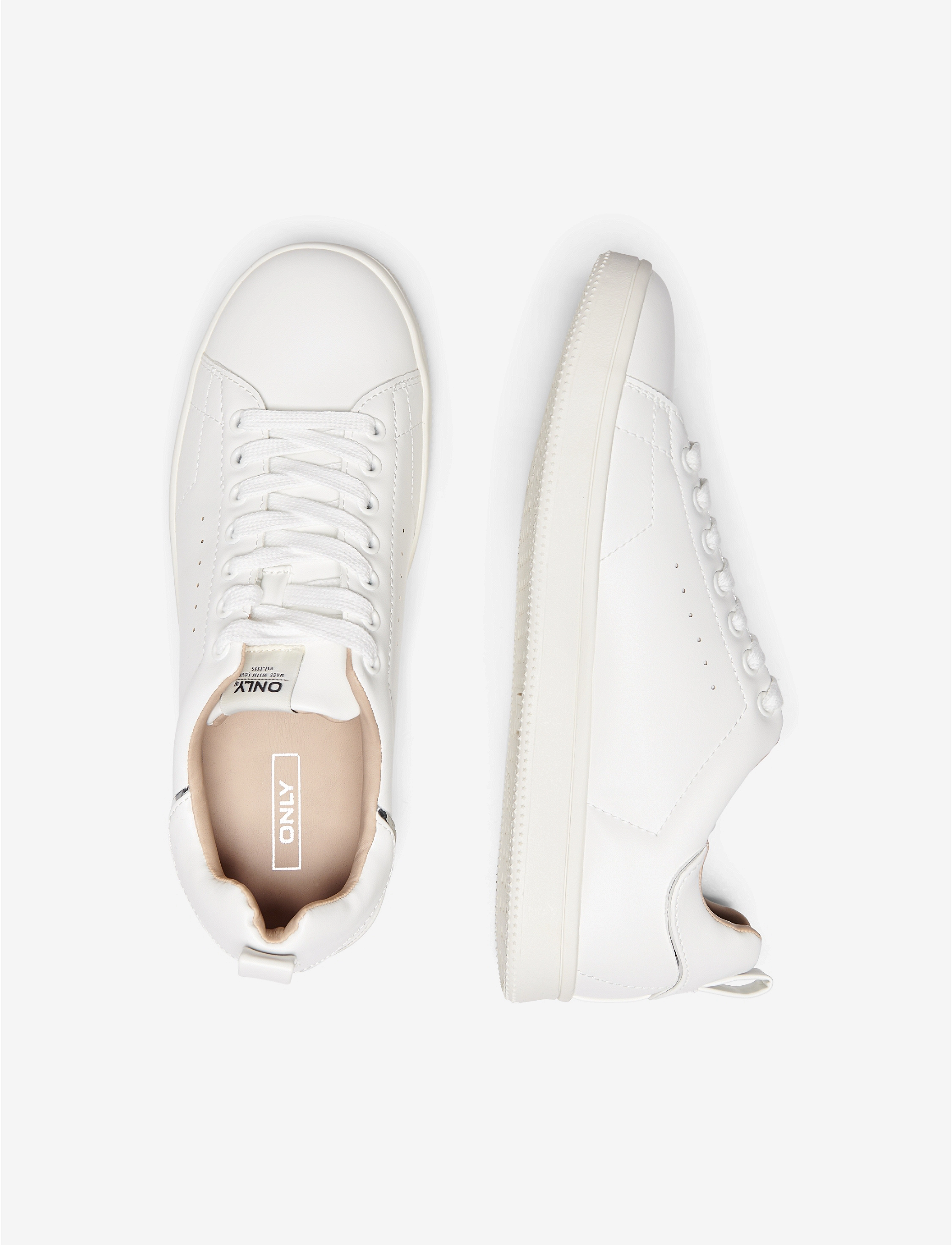ONLY - ONLSHILO PU SNEAKER NOOS - die niedrigsten preise - white - 2