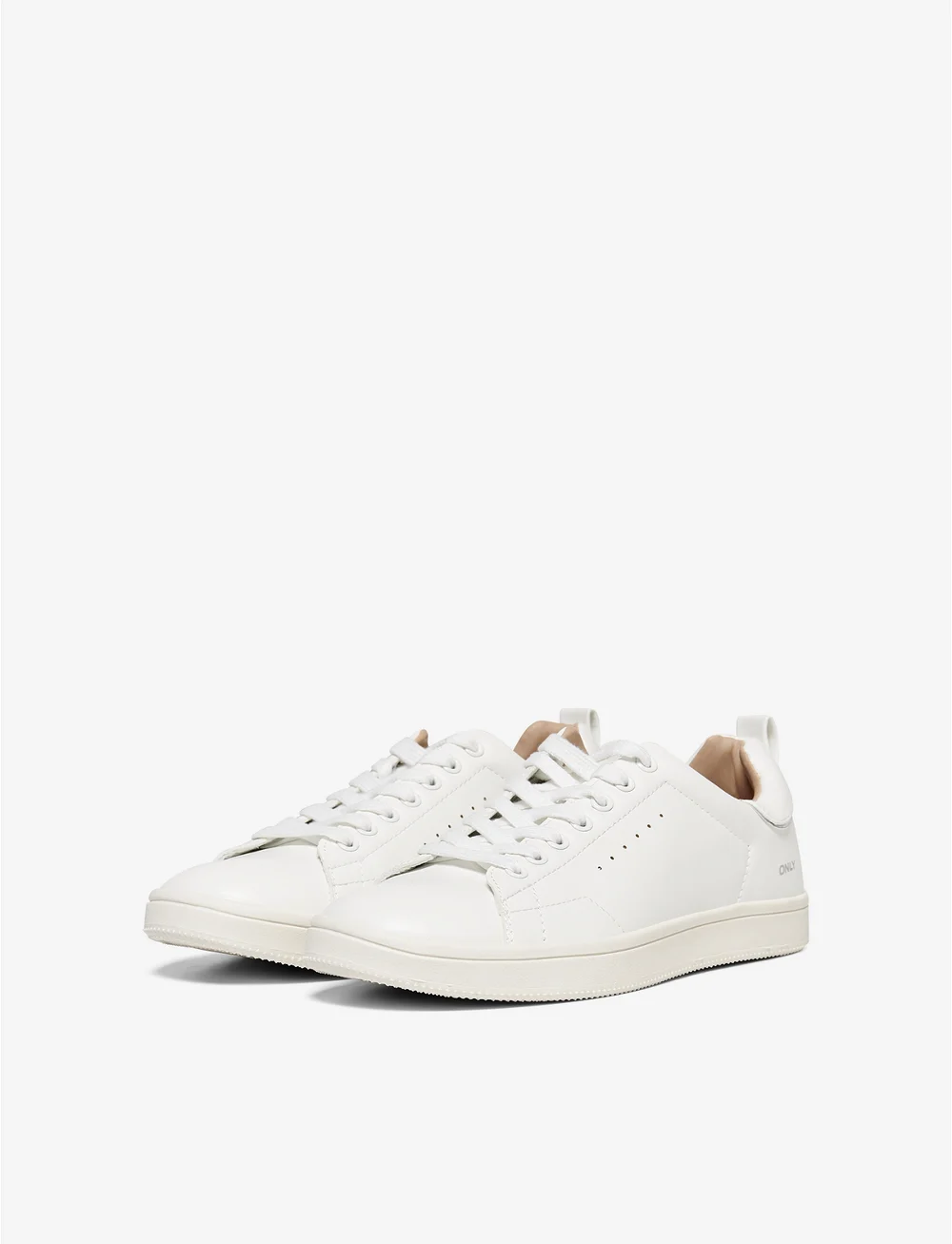 ONLY - ONLSHILO PU SNEAKER NOOS - konfirmation - white - 4