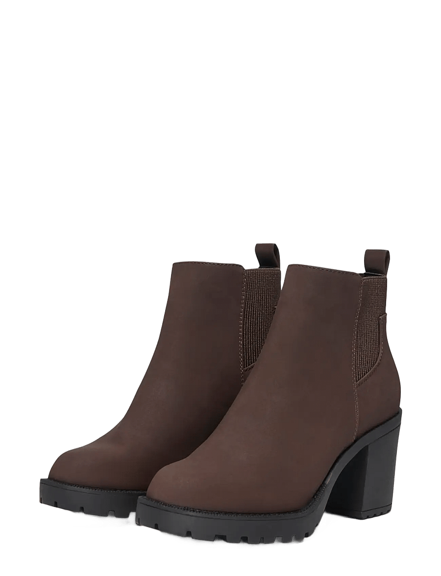 ONLY - ONLBARBARA HEELED BOOTIE NOOS - stiefeletten mit absatz - bracken - 3