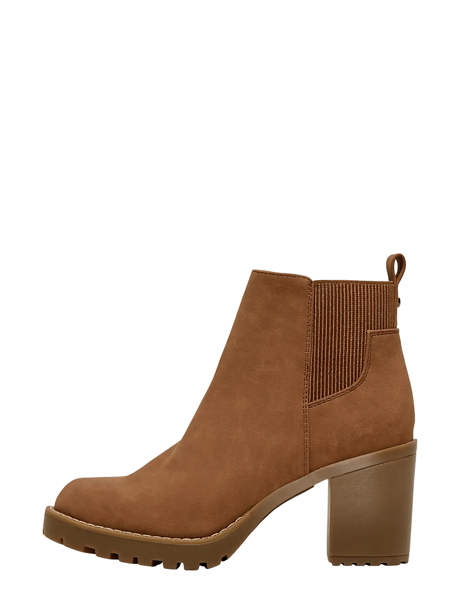 ONLY - ONLBARBARA HEELED BOOTIE NOOS - kontsaga poolsaapad - cognac - 1