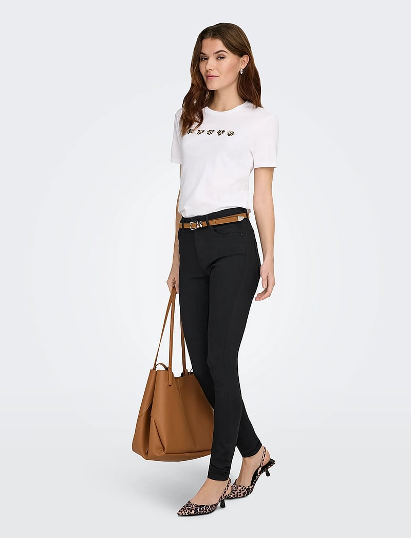 ONLY - ONLFOREVER BLACK LIFE HW SK SOO796C NOOS - skinny jeans - black denim - 4