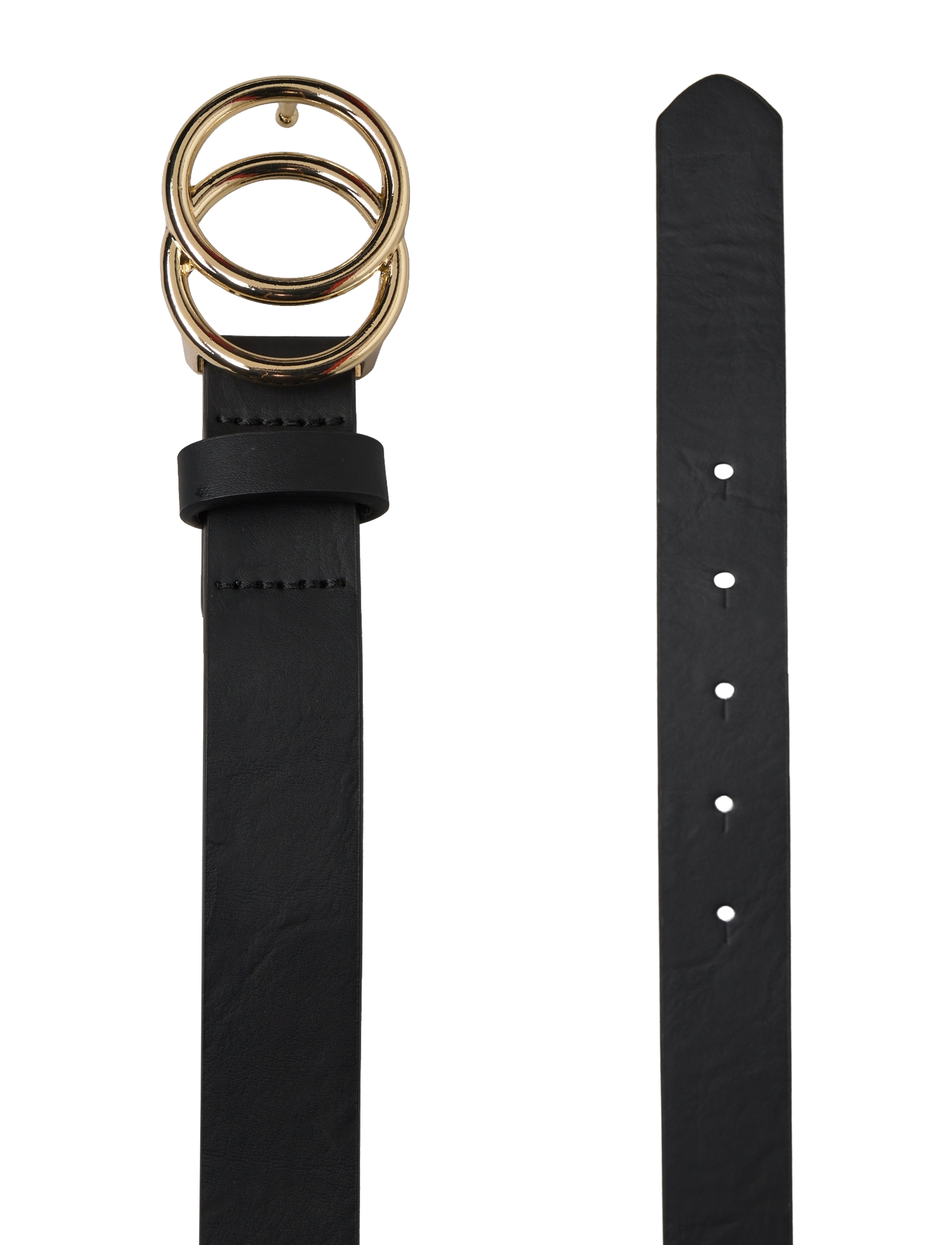 ONLY - ONLRASMI FAUX LEATHER JEANS BELT NOOS - tavalliset vyöt - black - 1