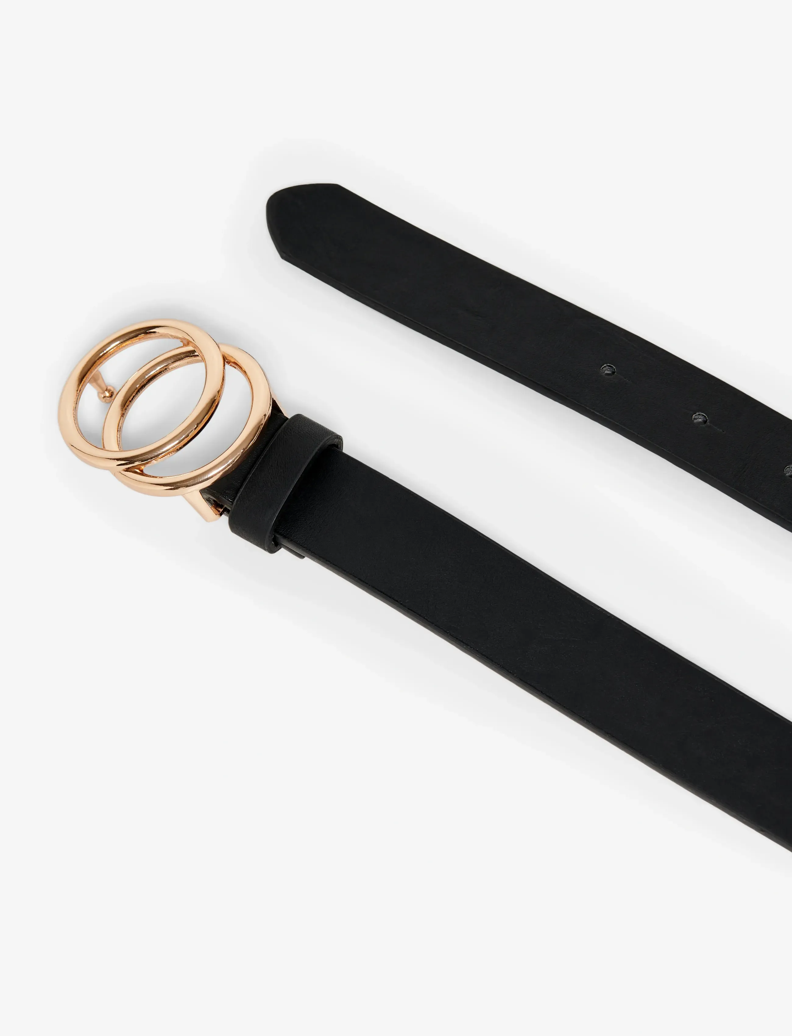 ONLY - ONLRASMI FAUX LEATHER JEANS BELT NOOS - tavalliset vyöt - black - 3