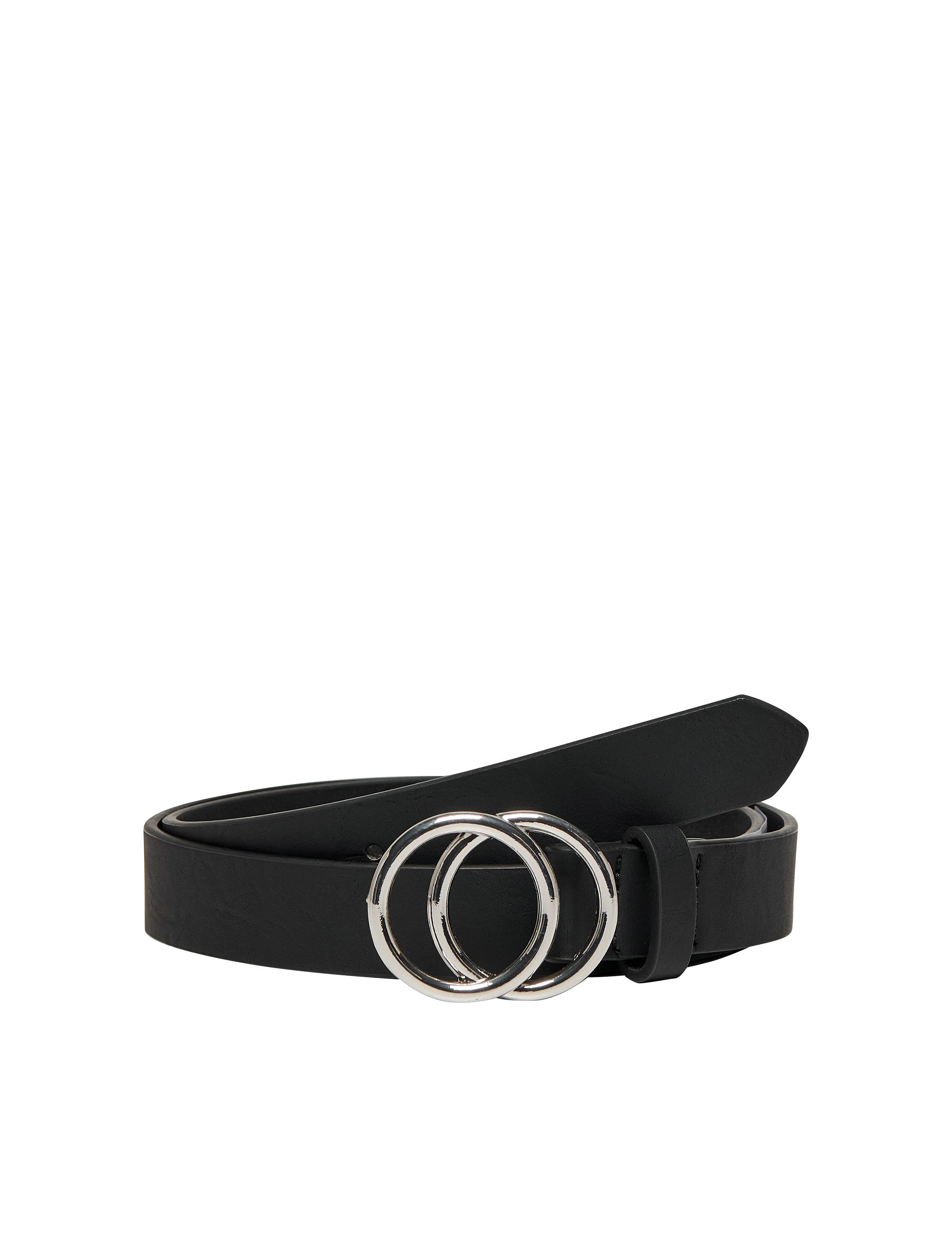 ONLY - ONLRASMI FAUX LEATHER JEANS BELT NOOS - igapäevased vööd - black - 5
