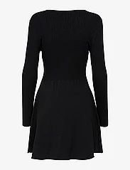 ONLY - ONLALMA L/S O-NECK DRESS KNT NOOS - alhaisimmat hinnat - black - 1