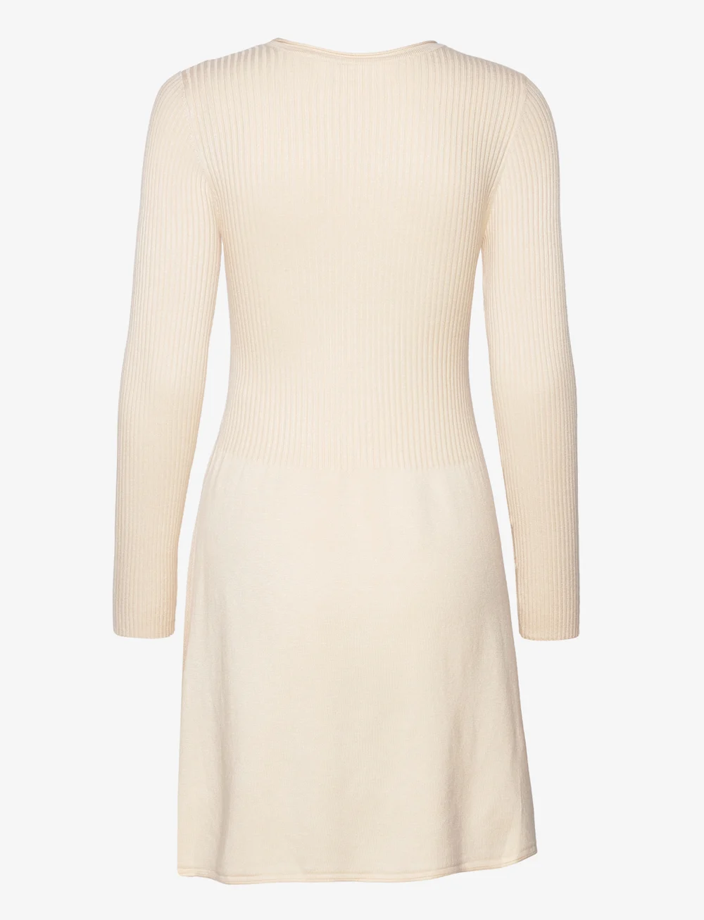ONLY - ONLALMA L/S O-NECK DRESS KNT NOOS - knitted dresses - whitecap gray - 2