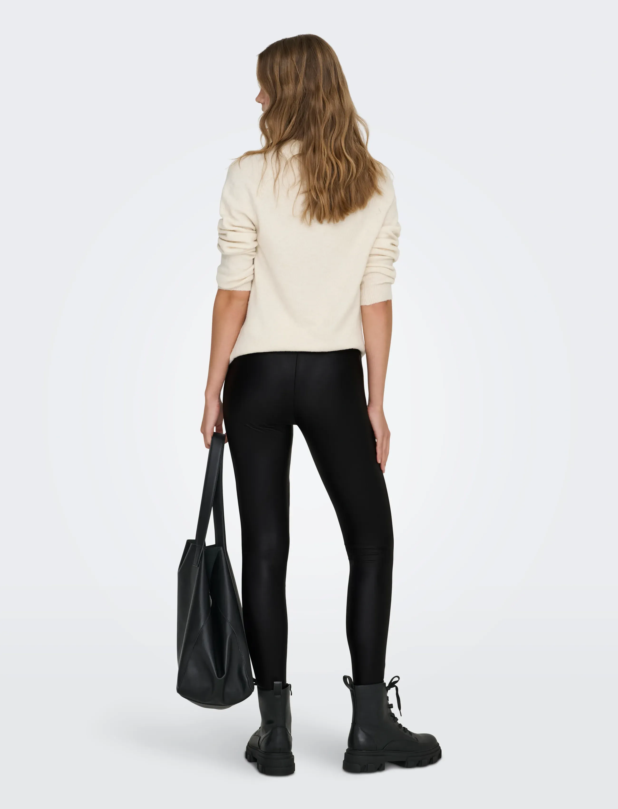 ONLY - ONLCOOL COATED LEGGING NOOS JRS - lowest prices - black - 3