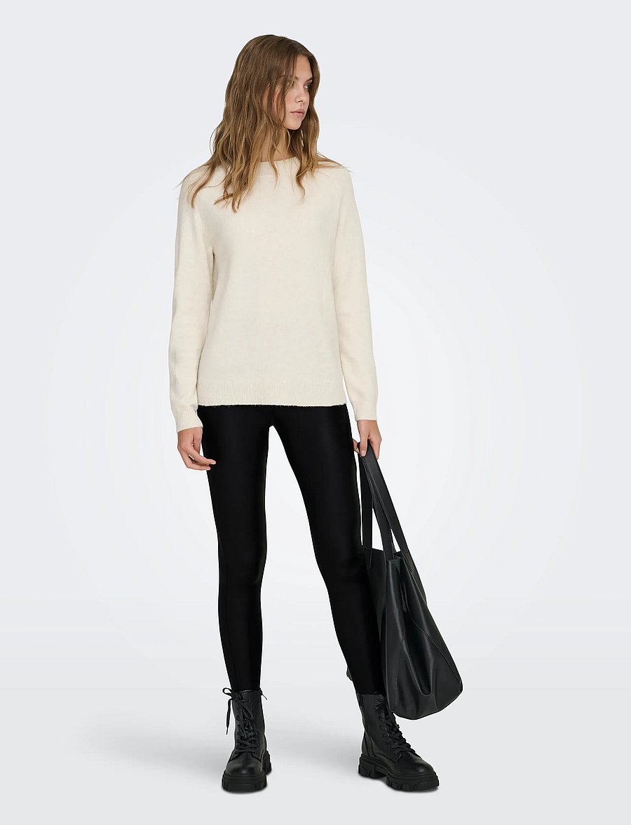 ONLY - ONLCOOL COATED LEGGING NOOS JRS - retuusid - black - 4