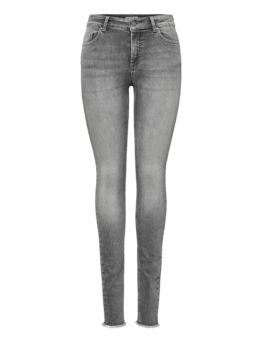 ONLY - ONLBLUSH MID SK ANK RW DNM REA0918 NOOS - jeans skinny - grey denim - 1