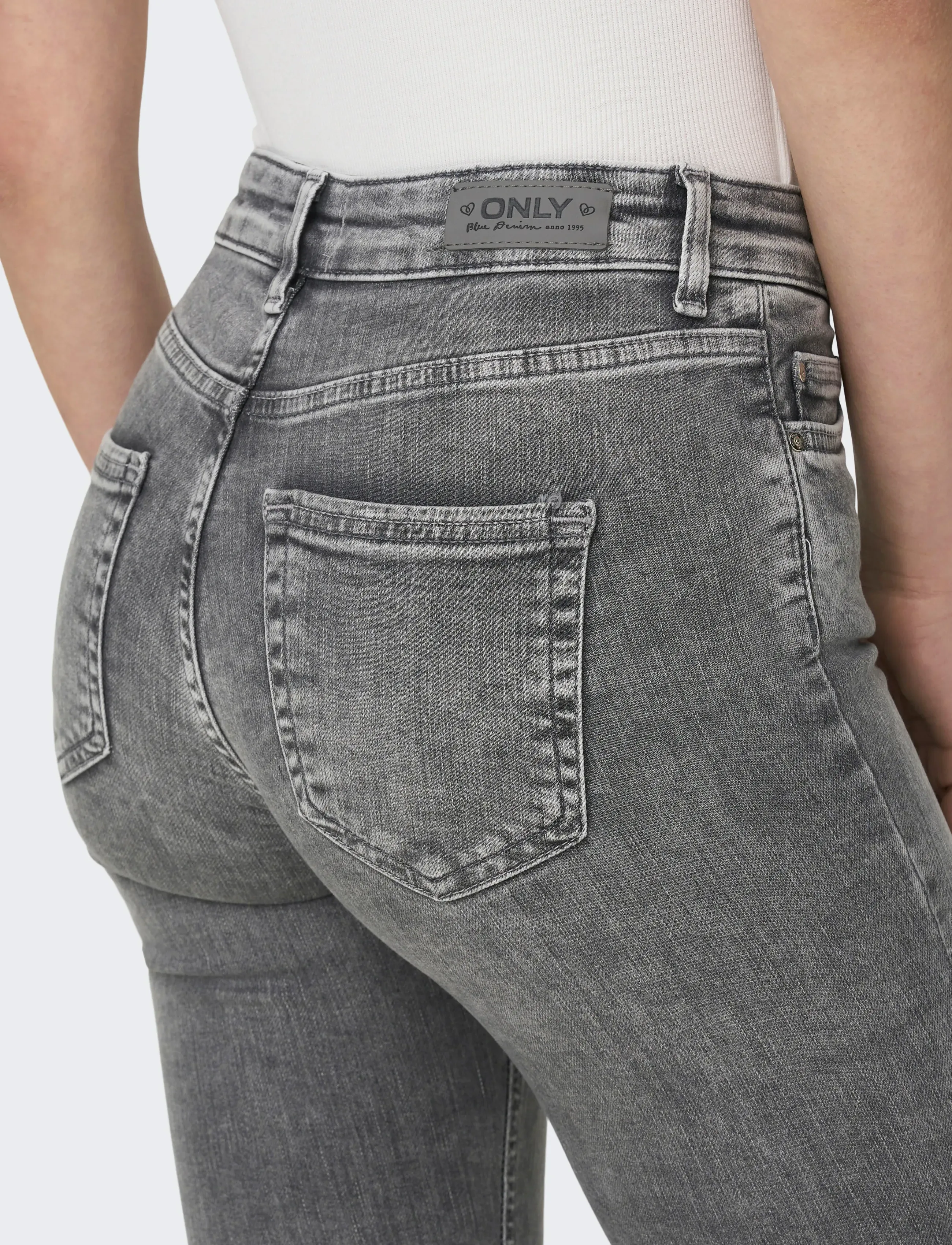 ONLY Onlblush Mid Sk Ank Rw Dnm Rea0918 Noos skinny jeans dam – bild 5
