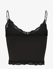 ONLY - ONLVICKY  LACE SEAMLESS CROPPED TOP NOOS - tanktopbeha's - black - 1