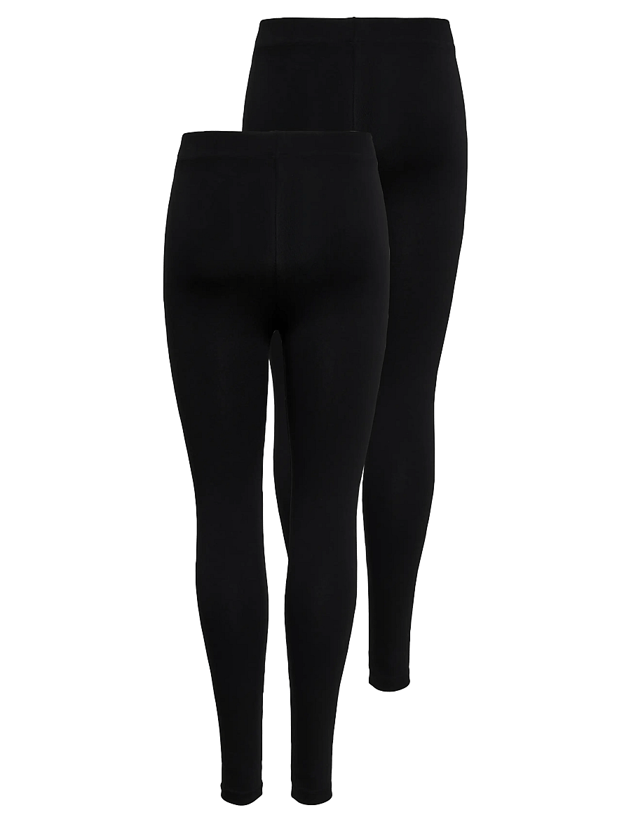 ONLY - ONLLIVE LOVE NEW LEGGING 2PACK NOOS - leggings - black - 2
