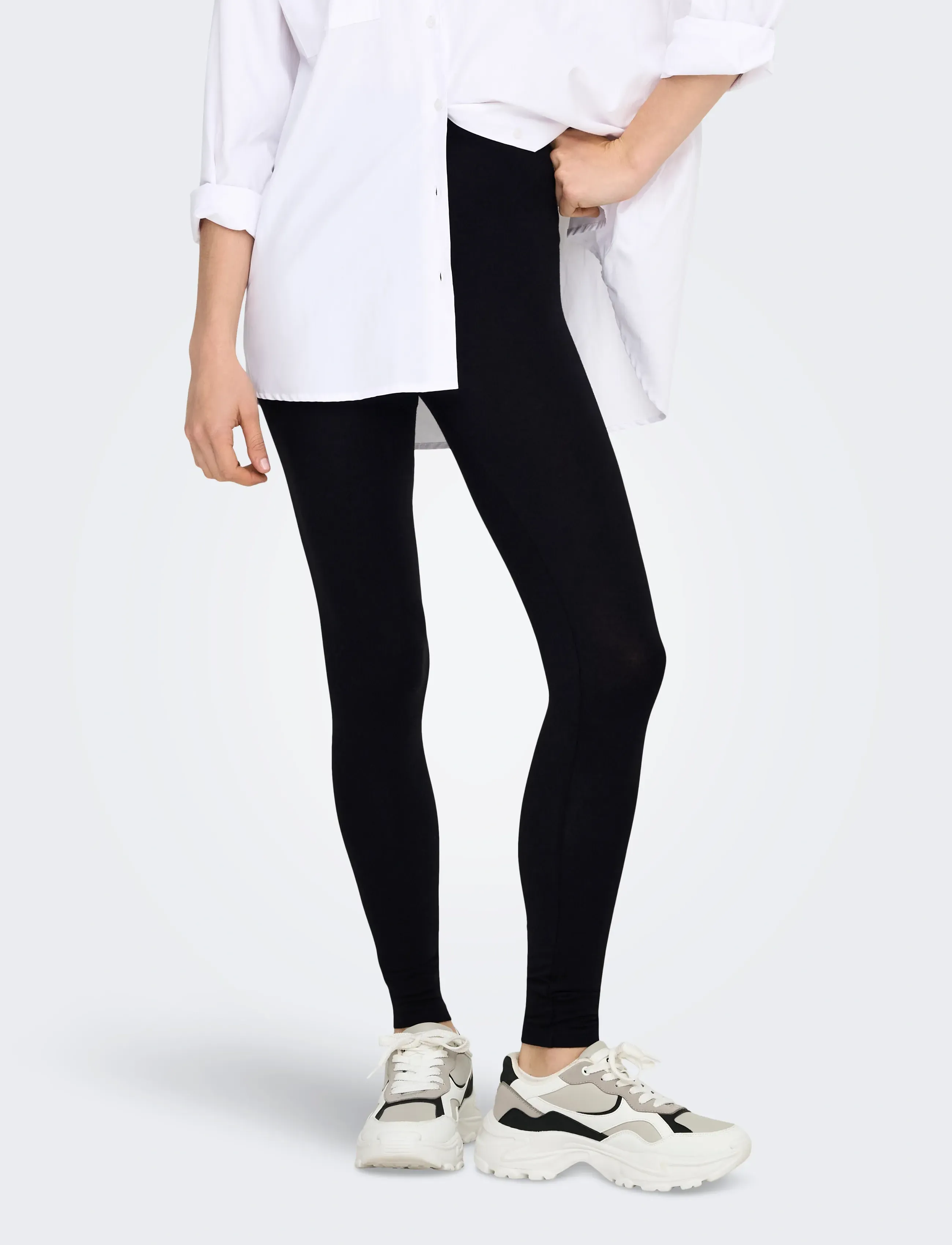 ONLY Onllive Love New Legging 2Pack Noos, XS, Unterwäsche, Schwarz - Pantyhose & Leggings, Frauen