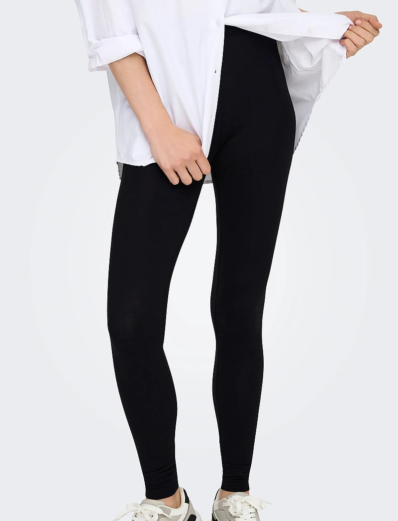 ONLY - ONLLIVE LOVE NEW LEGGING 2PACK NOOS - leggings - black - 5