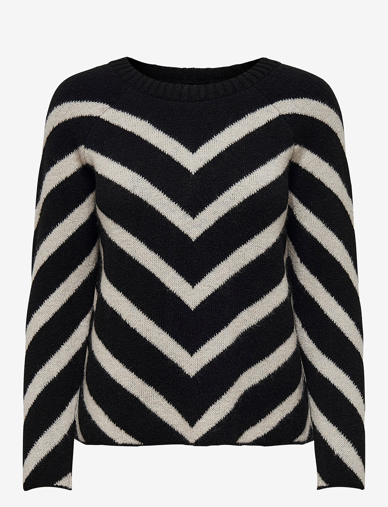ONLY - ONLELIZA L/S PULLOVER KNT NOOS - striktrøjer - black - 1