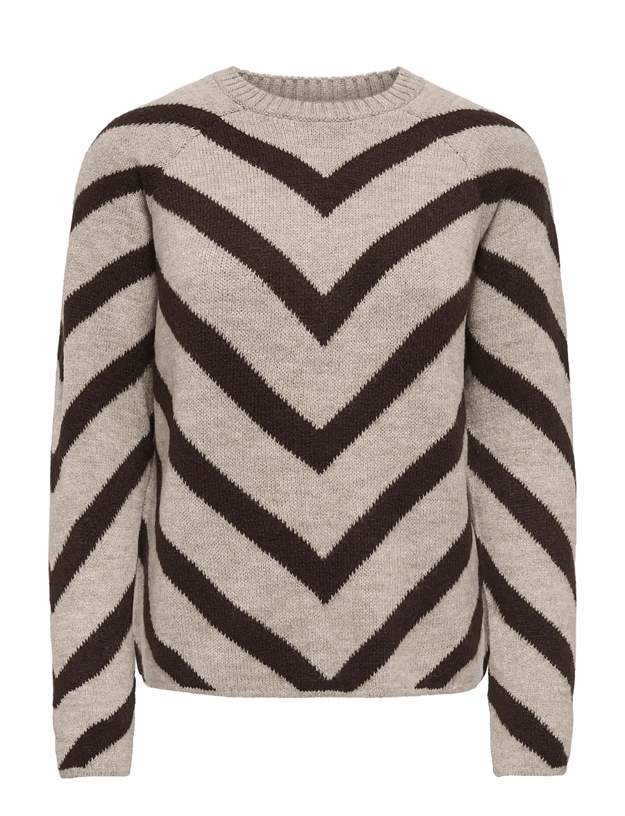 ONLY - ONLELIZA L/S PULLOVER KNT NOOS - stickade tröjor - string - 1