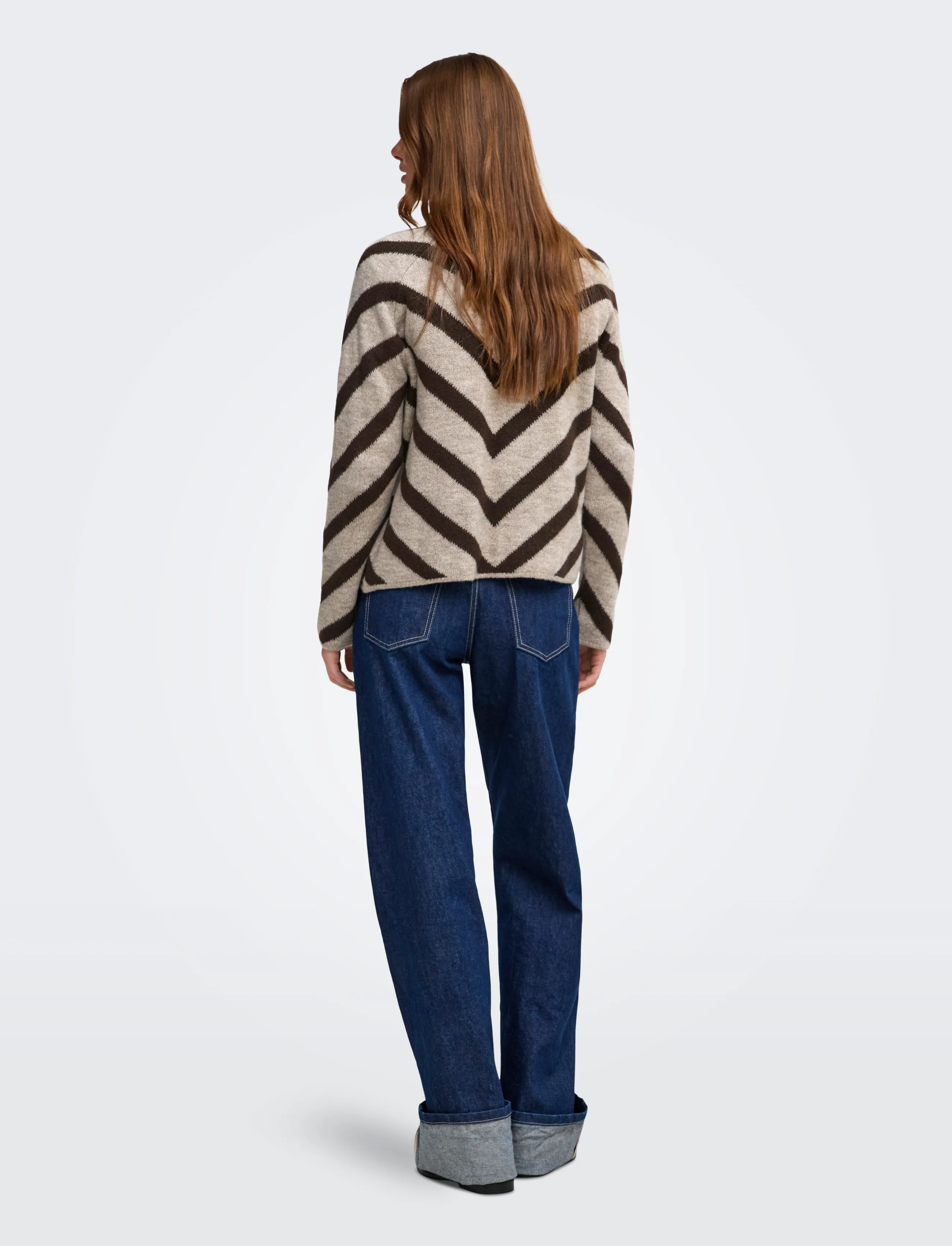ONLY - ONLELIZA L/S PULLOVER KNT NOOS - stickade tröjor - string - 3