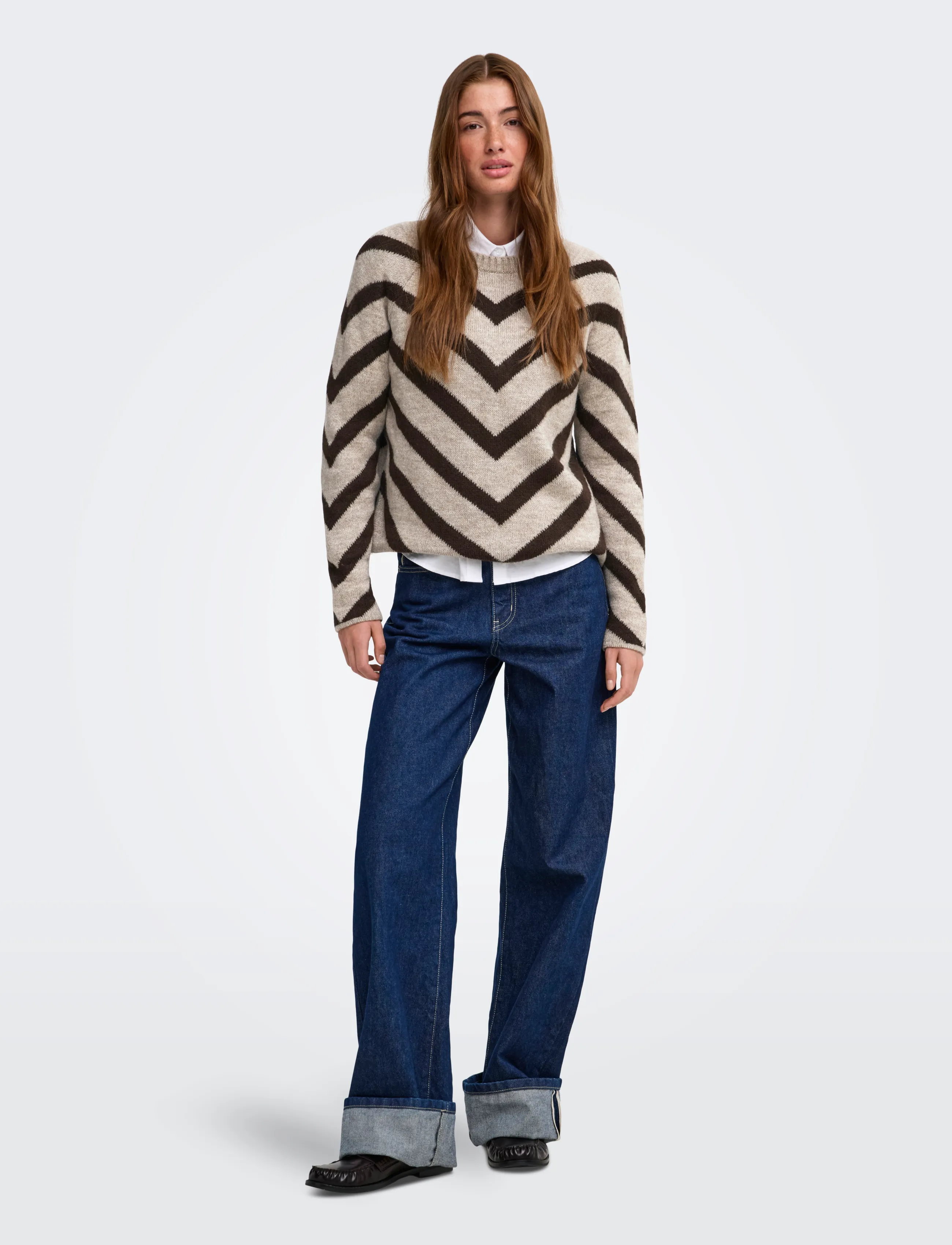 ONLY - ONLELIZA L/S PULLOVER KNT NOOS - stickade tröjor - string - 4