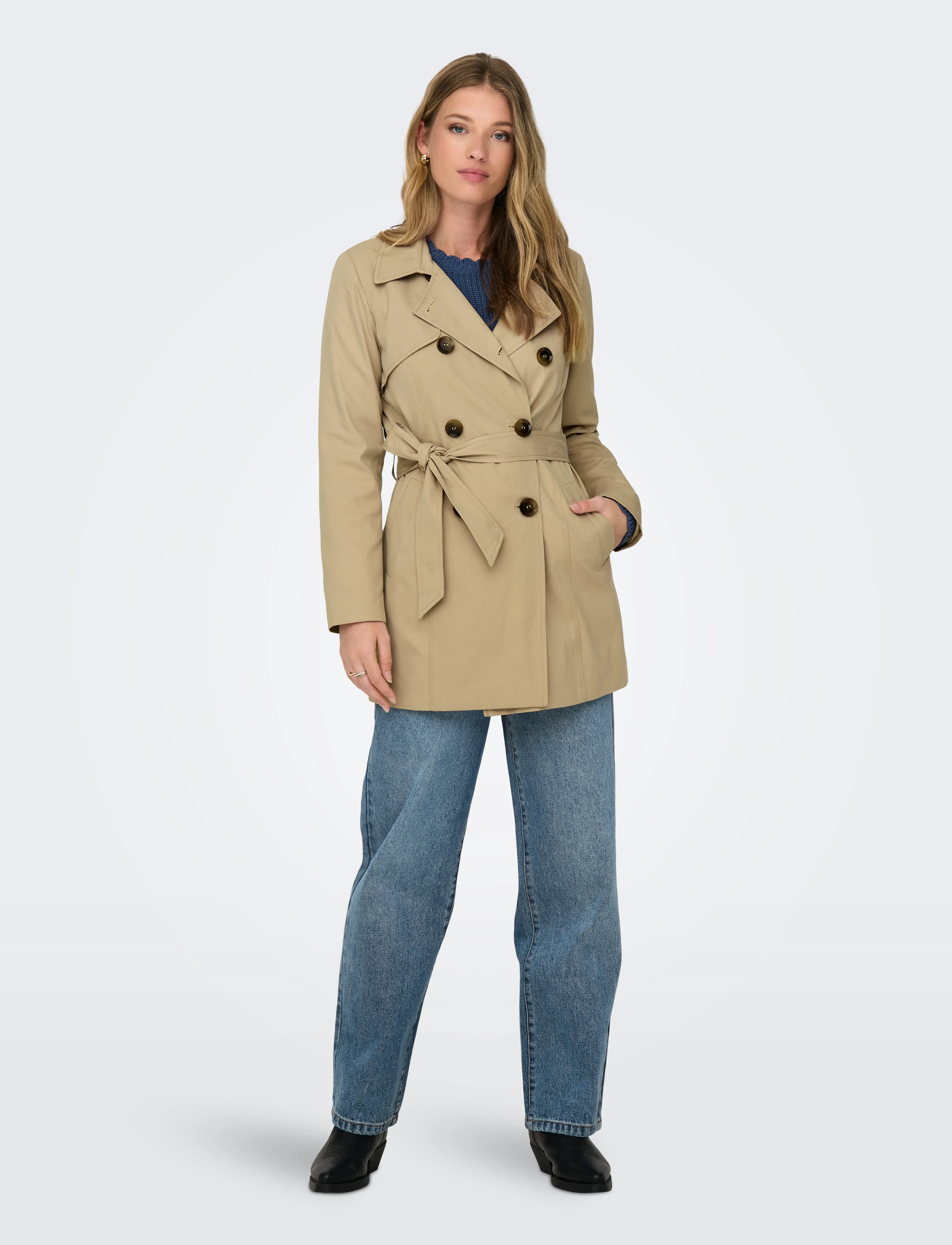 ONLY - ONLVALERIE TRENCHCOAT OTW - ginger root - 4