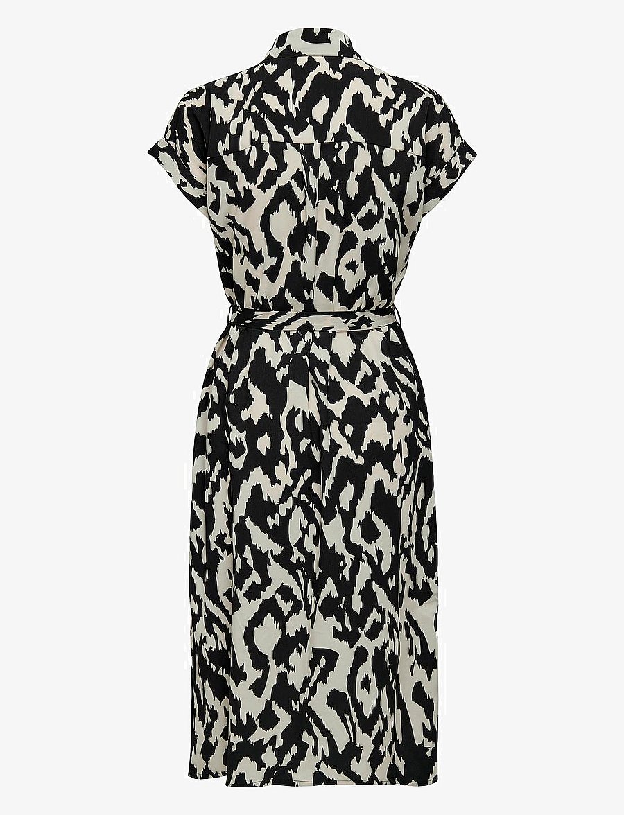 ONLY - ONLHANNOVER S/S SHIRT DRESS NOOS WVN - robes chemises - birch - 2