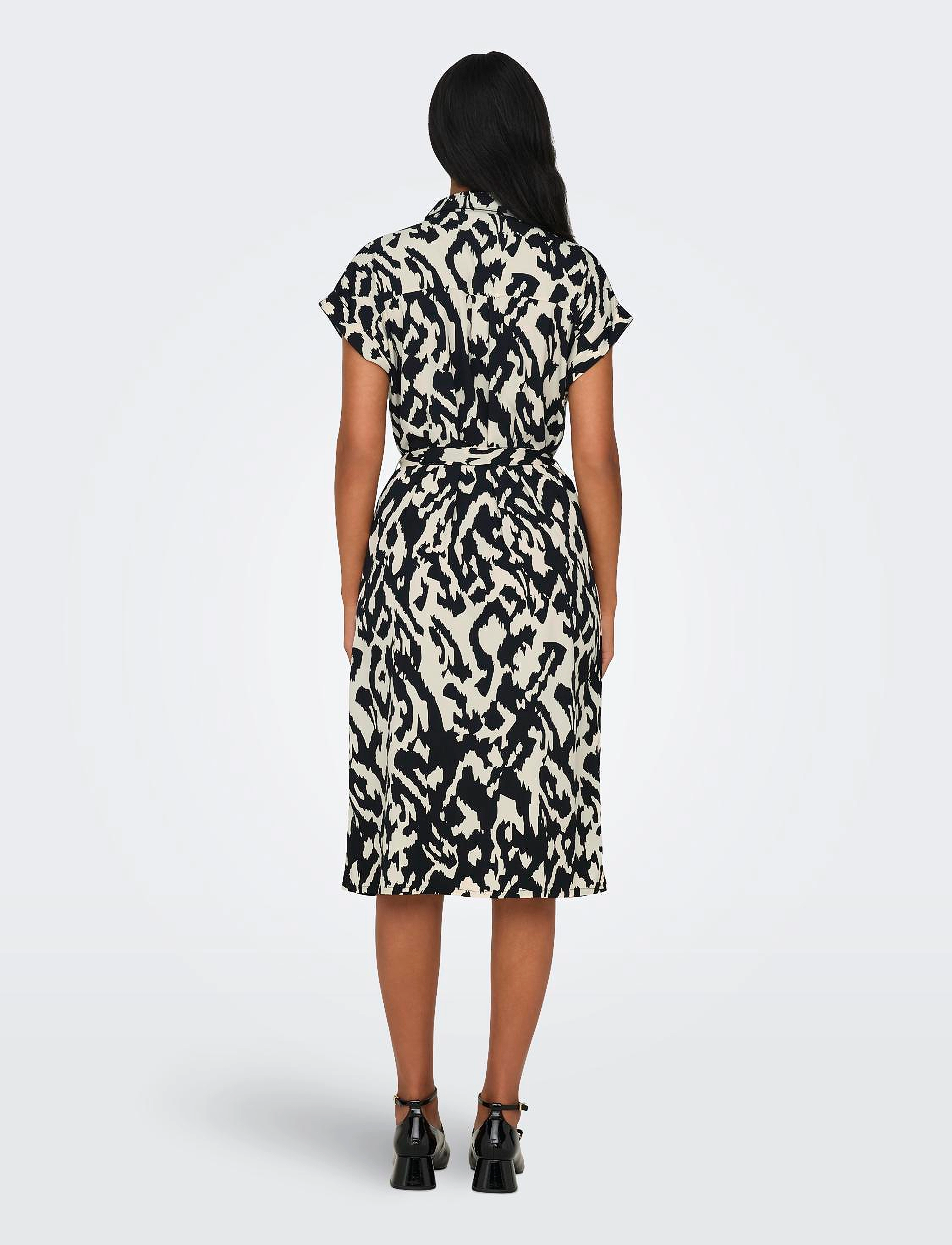 ONLY - ONLHANNOVER S/S SHIRT DRESS NOOS WVN - robes chemises - birch - 3
