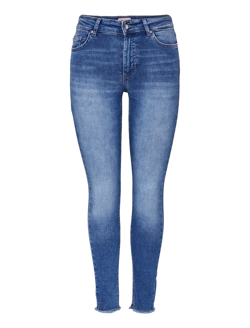 ONLY - ONLBLUSH MID SK ANK RW DNM REA12187 NOOS - skinny jeans - medium blue denim - 1