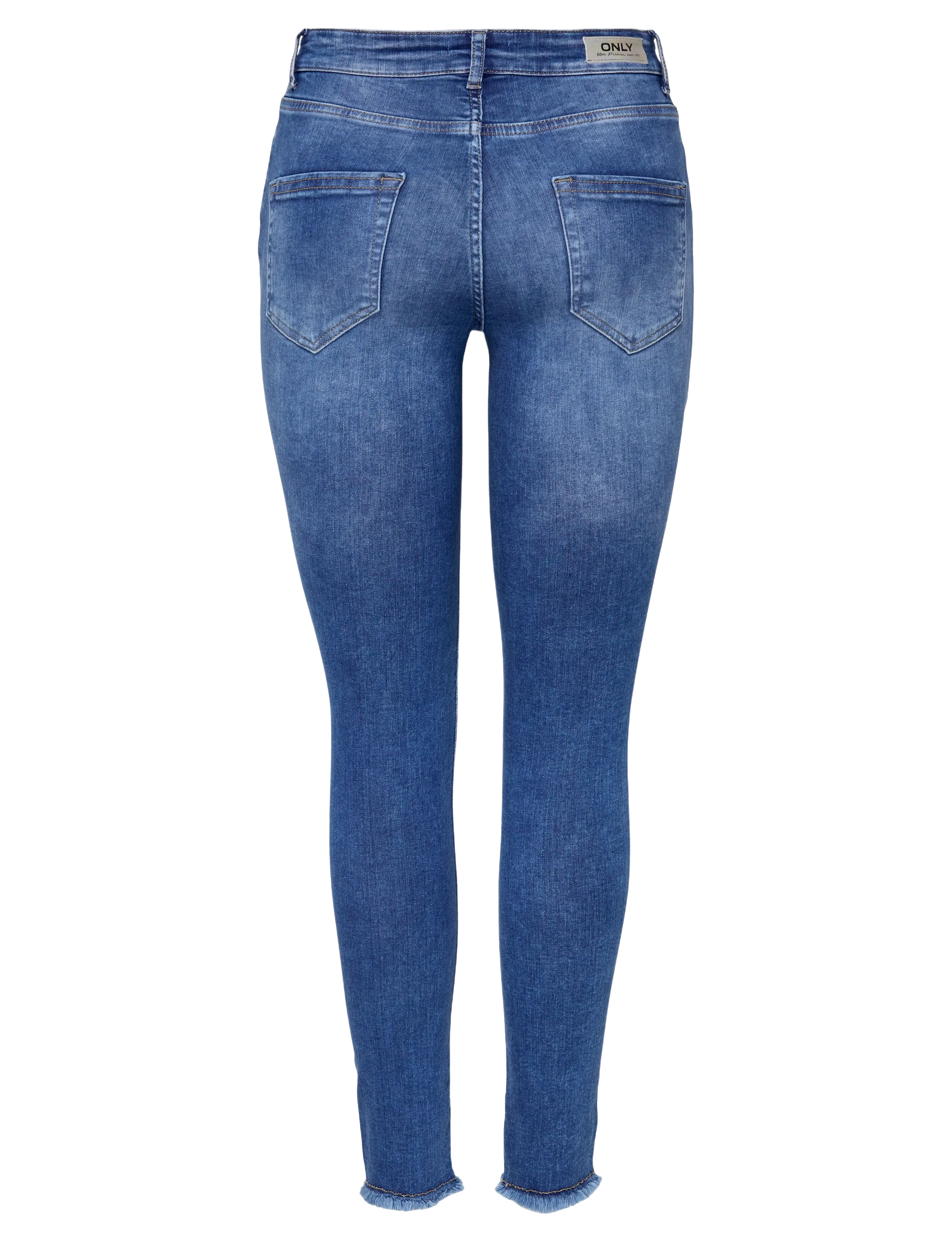 ONLY - ONLBLUSH MID SK ANK RW DNM REA12187 NOOS - pillifarkut - medium blue denim - 2