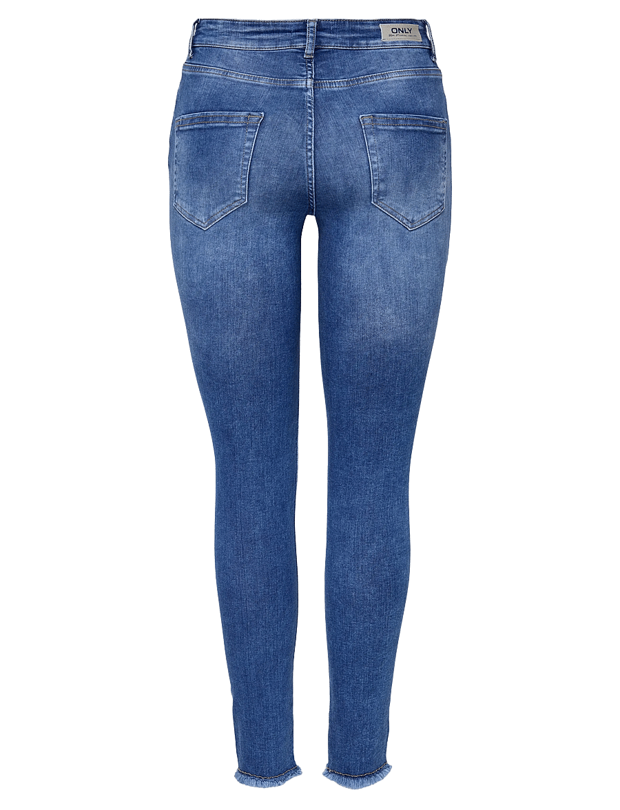 ONLY - ONLBLUSH MID SK ANK RW DNM REA12187 NOOS - skinny jeans - medium blue denim - 2