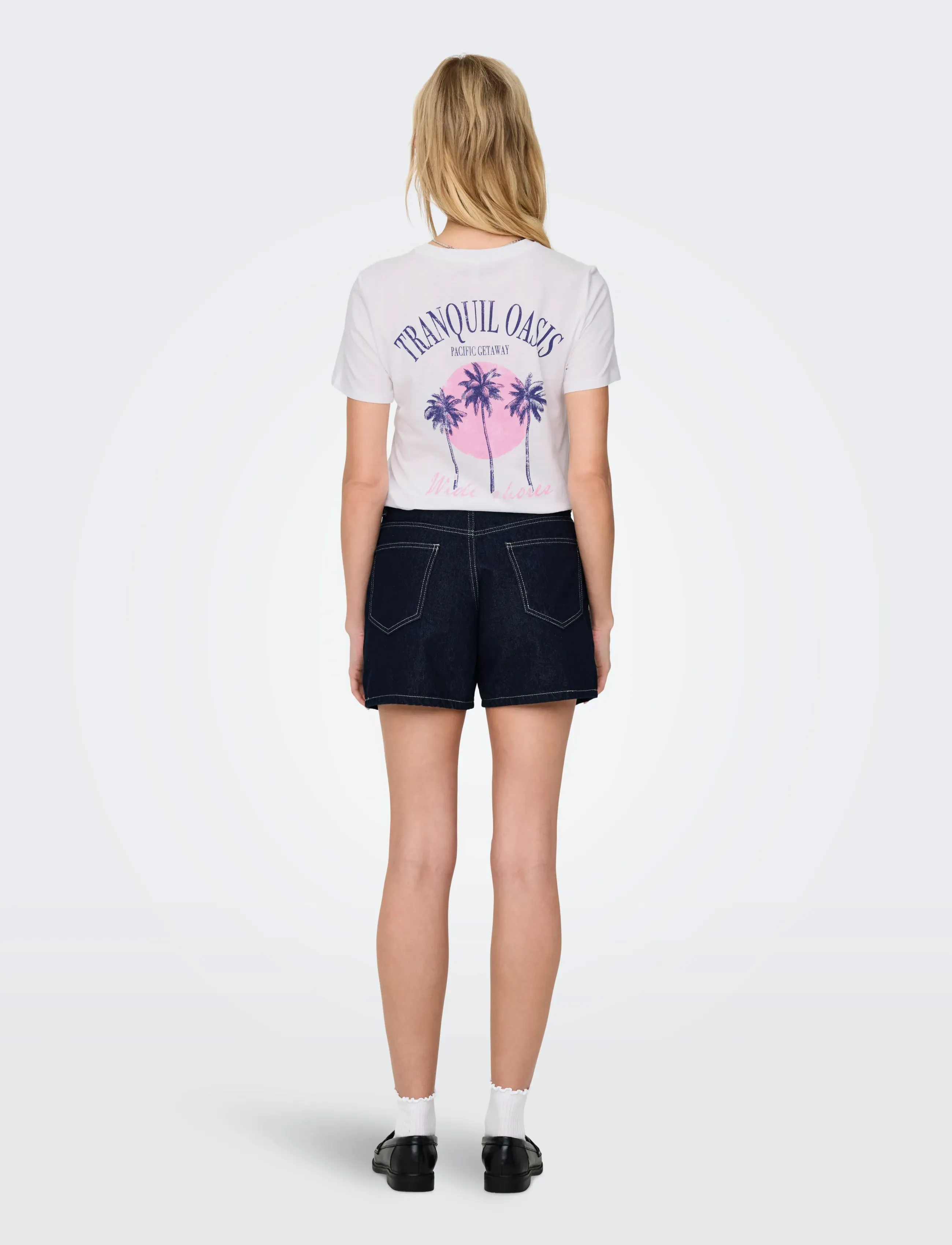 ONLY - ONLPHINE DNM SHORTS NOOS - lühikesed teksapüksid - dark blue denim - 3