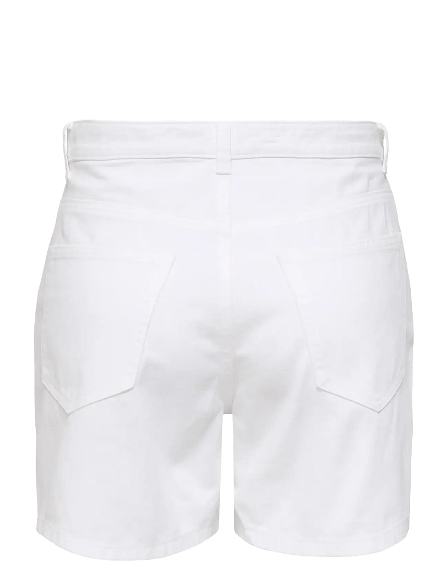ONLY - ONLPHINE DNM SHORTS NOOS - jeansshorts - white denim - 1