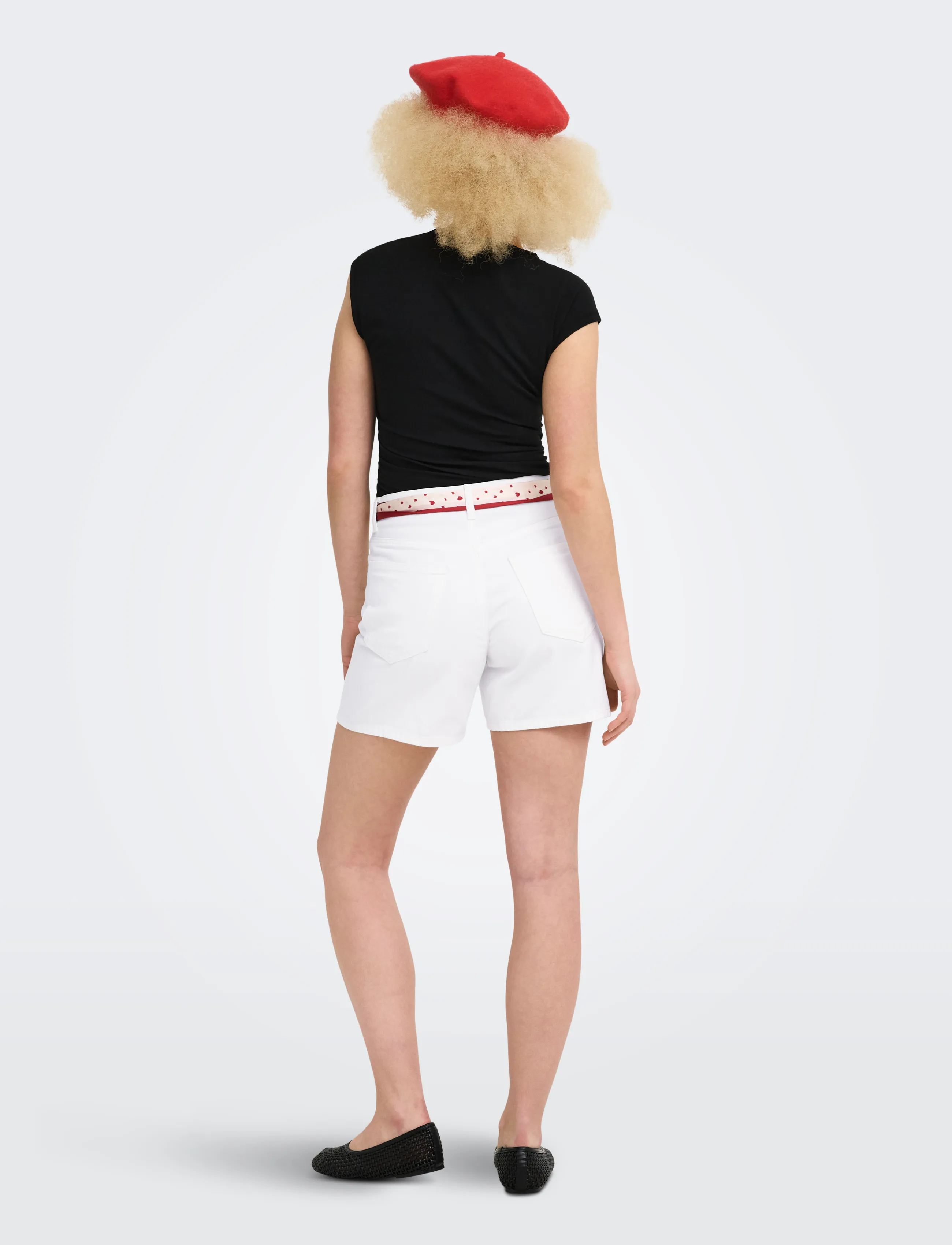ONLY - ONLPHINE DNM SHORTS NOOS - jorts - white denim - 3