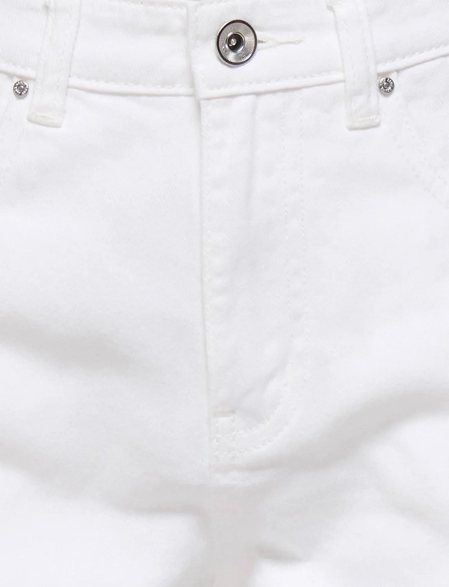 ONLY - ONLPHINE DNM SHORTS NOOS - jeansshorts - white denim - 2