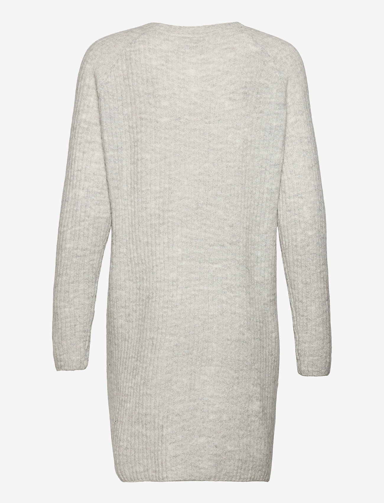 ONLY - ONLCAROL L/S DRESS KNT NOOS - light grey melange - 1