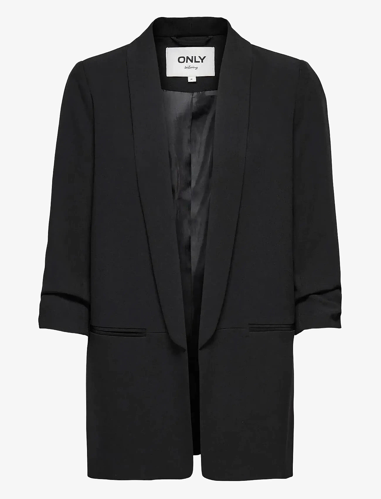 ONLY - ONLELLY 3/4 BLAZER TLR NOOS - enkelknäppta kavajer - black - 1