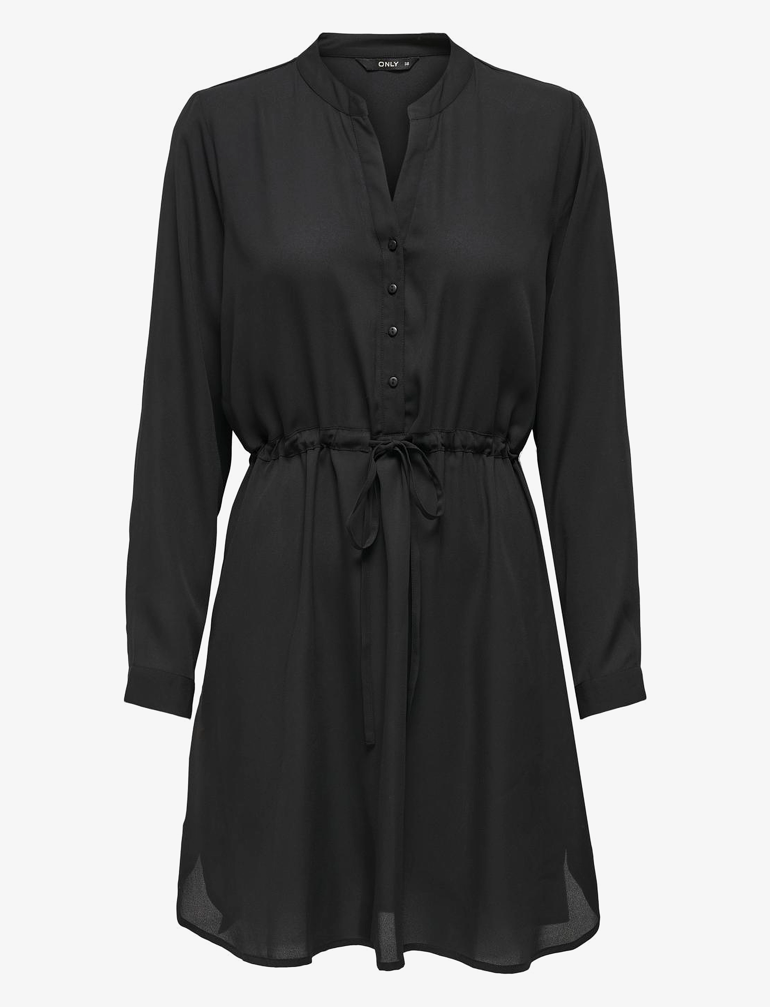 ONLY - ONLCORY LIFE L/S V-NECK TUNIC WVN NOOS - tuunikad - black - 1
