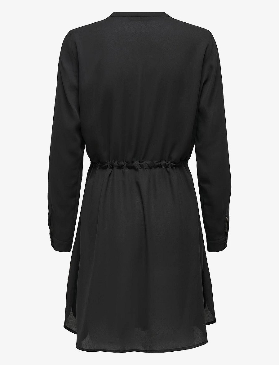 ONLY - ONLCORY LIFE L/S V-NECK TUNIC WVN NOOS - tuunikad - black - 2