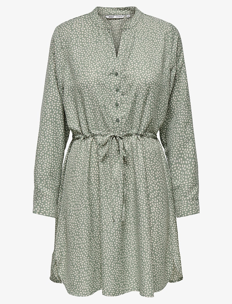 ONLY - ONLCORY LIFE L/S V-NECK TUNIC WVN NOOS - tuniki - lily pad - 1