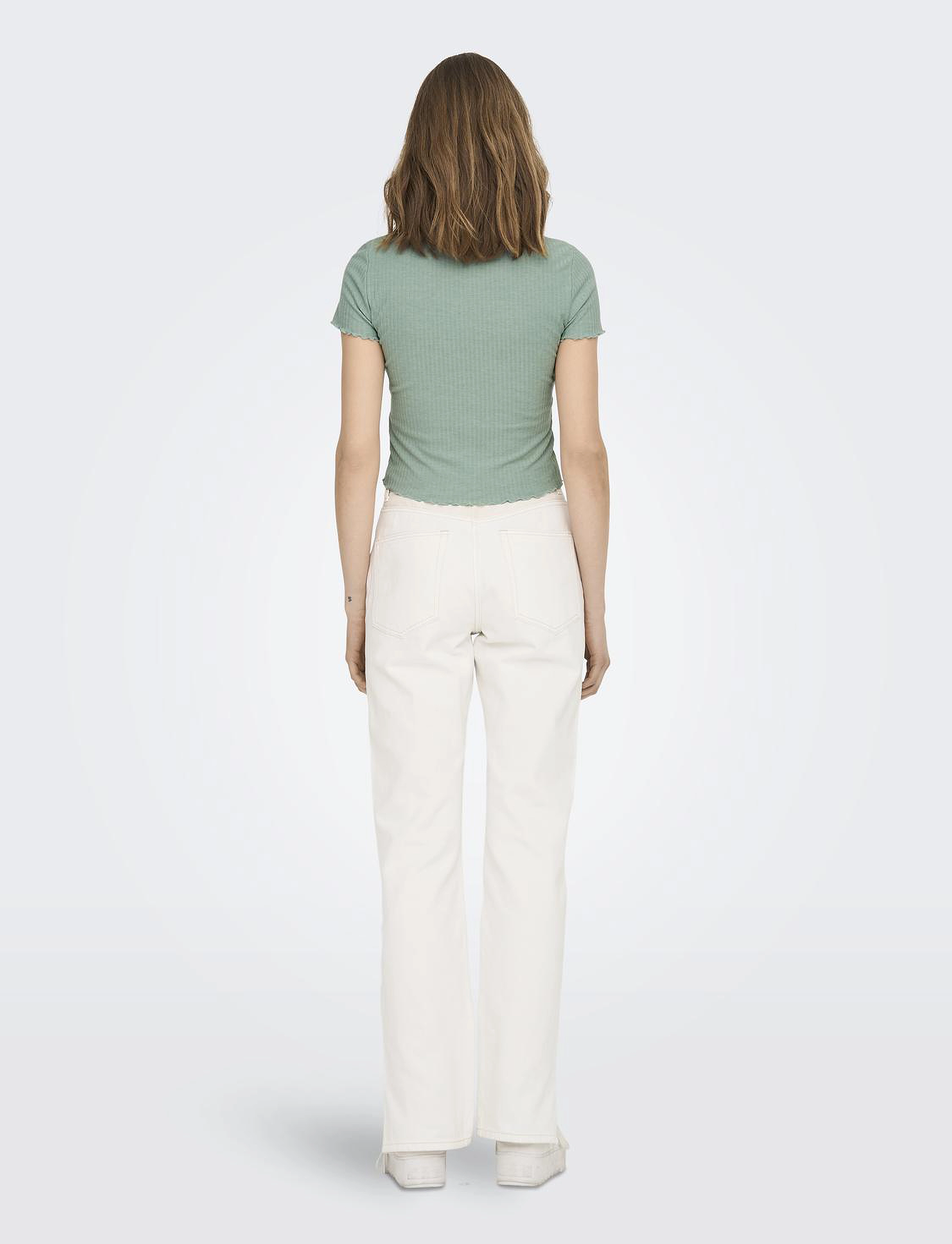 ONLY - ONLEMMA S/S SHORT TOP NOOS JRS - jadeite - 3