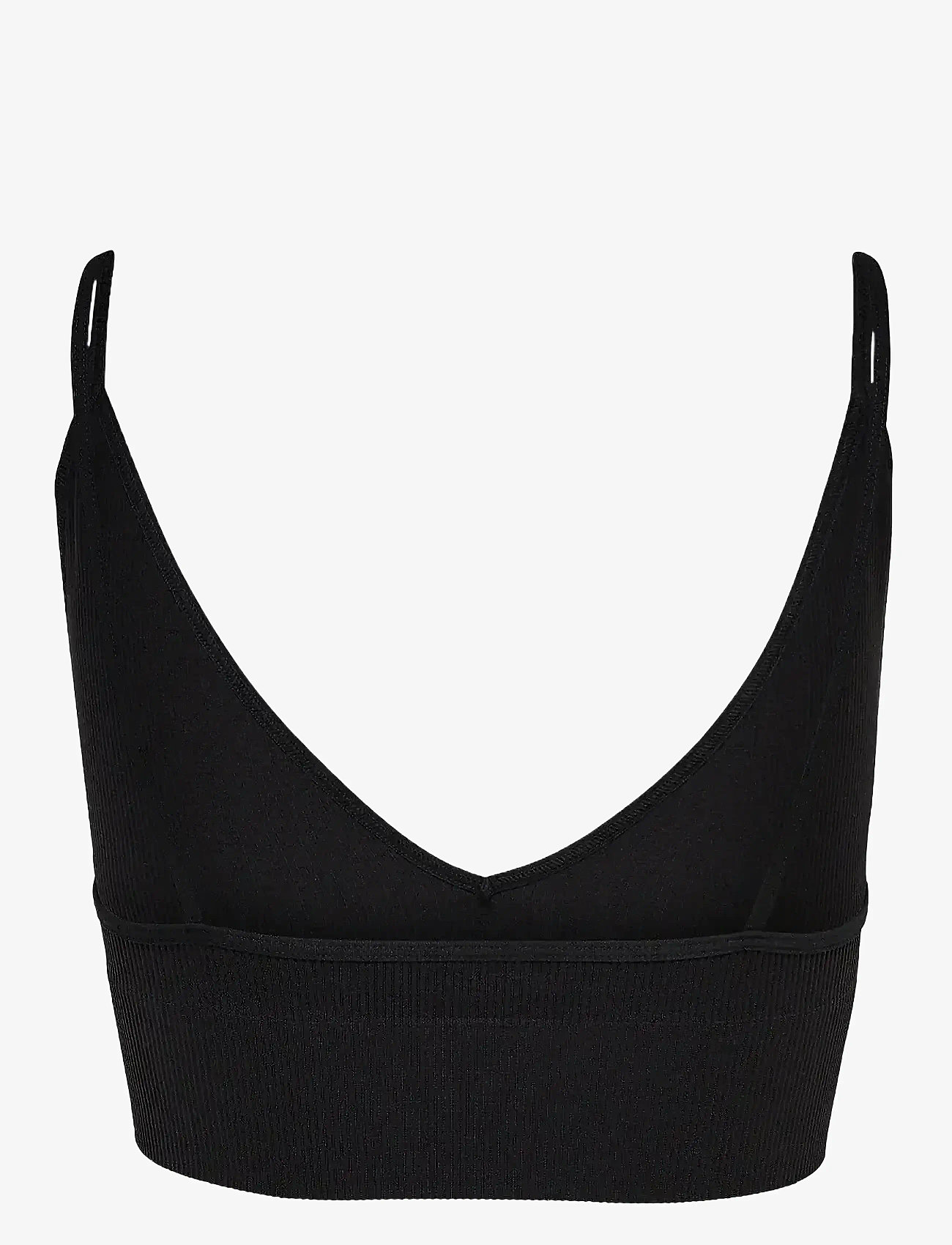 ONLY - ONLVICKY RIB SEAMLESS VNECK TOP NOOS ACC - bralette - black - 2