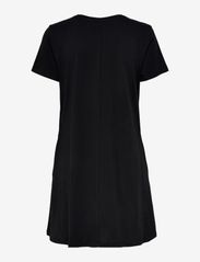 ONLY - ONLMAY LIFE S/S POCKET DRESS JRS - tshirt jurken - black - 1