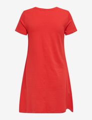 ONLY - ONLMAY LIFE S/S POCKET DRESS JRS - alhaisimmat hinnat - high risk red - 1