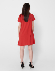 ONLY - ONLMAY LIFE S/S POCKET DRESS JRS - alhaisimmat hinnat - high risk red - 2