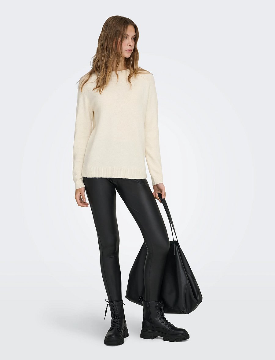 ONLY - ONLRICA L/S PULLOVER KNT NOOS - kampsunid - birch - 4